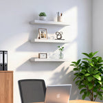 Floating Wall Shelves Set 3 MDF Display | HomeAndLiving