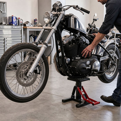 Hydraulic Motorcycle Jack Lift Stand 400kg | HomeAndLiving
