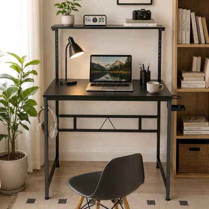Levede Gaming Table Spacious Wear Resistan Stable Computer Desk Earphone Hook
