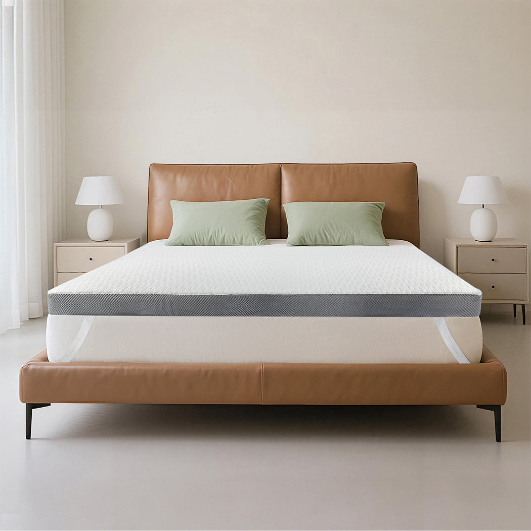 Memory Foam Mattress Topper Double 137x190x8cm