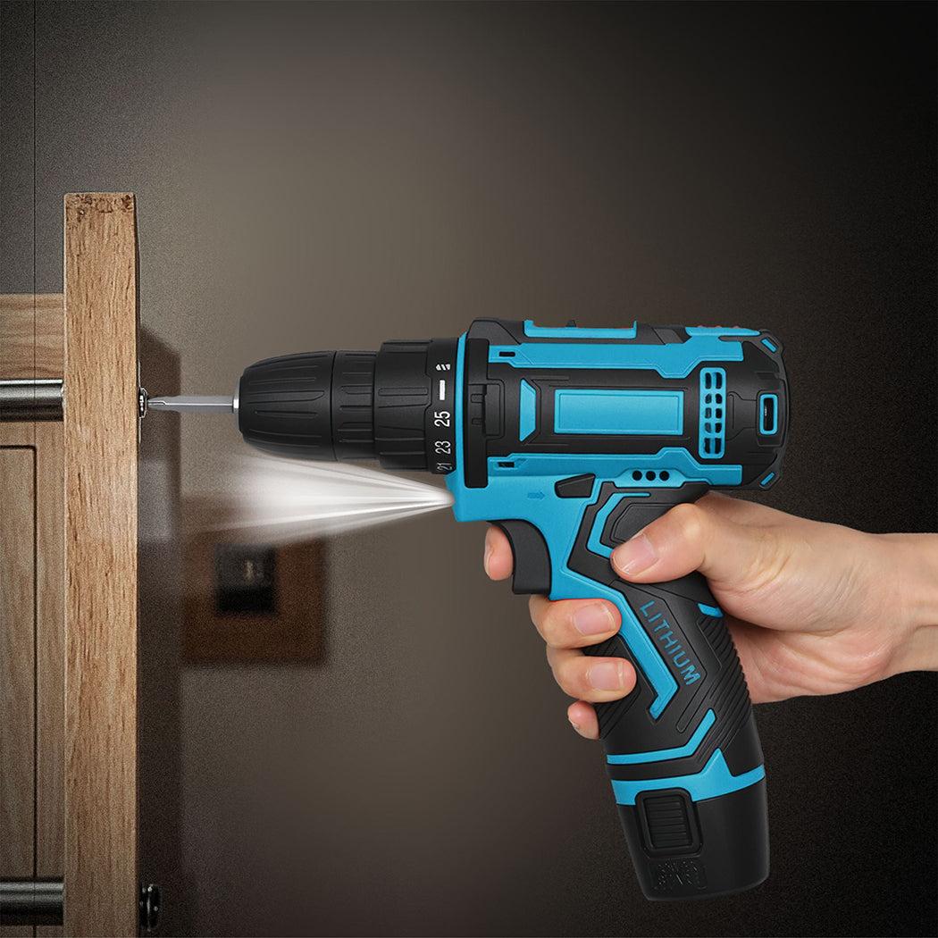 Cordless Drill 12V High Torque Kit 19x6x20cm