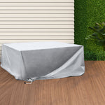 Ergonomic Outdoor Furniture Cover Waterproof Silver 20cm Extension
