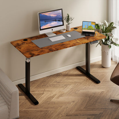Electric Standing Desk Adjustable Height 140x60x72cm