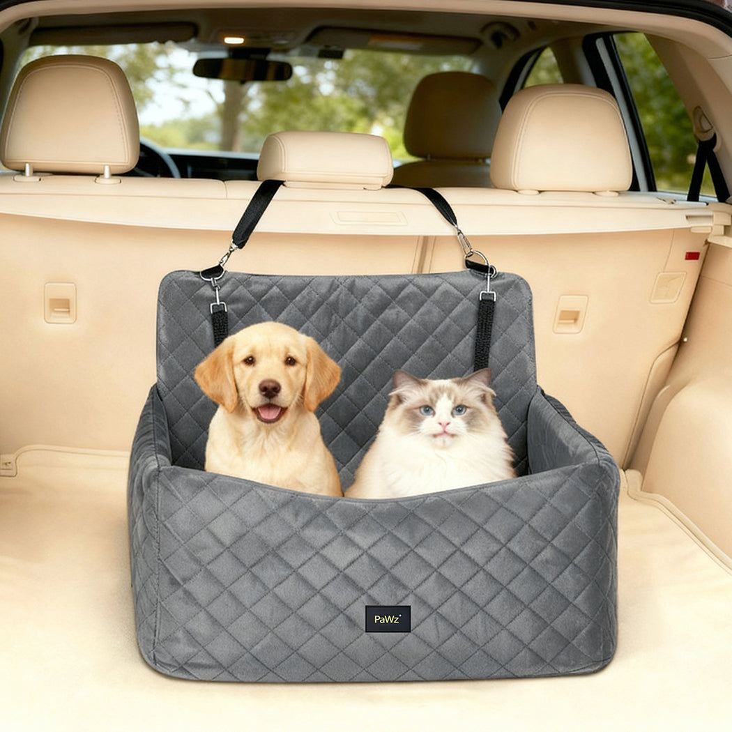 Dog Car Seat Booster Grey
