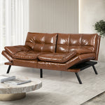 Minimalist Sofa Bed Futon Recliner Lounge  Sleek Modern Look