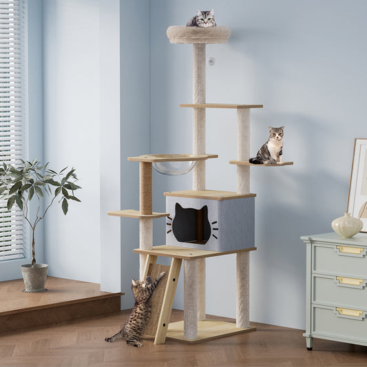 Cat Tree Tower Large Scratcher 50x40x160cm