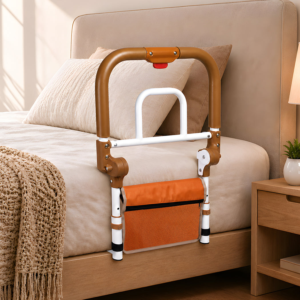 Foldable Bed Rail Adjustable Height 50.5x50.5x57.5cm