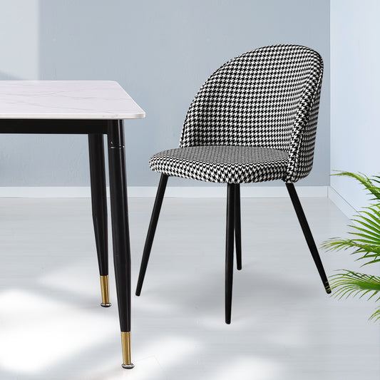 Premium 8x Dining Chairs Kitchen Cafe  Scandi Inspired Design