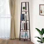Contemporary 5 Tier Corner Shelf Industrial  Soft Cushion Classic