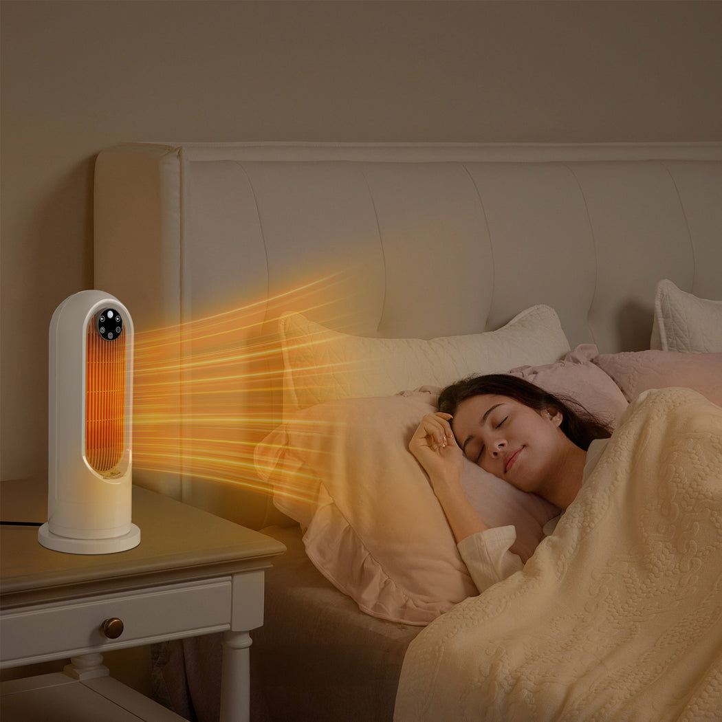Contemporary Portable Electric Heater Fan 1200W 3 Speed Home