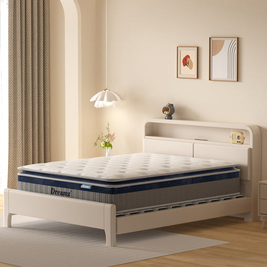 Luxury Spring Mattress Pillow Top All Sizes 32CM  Soft Cushion