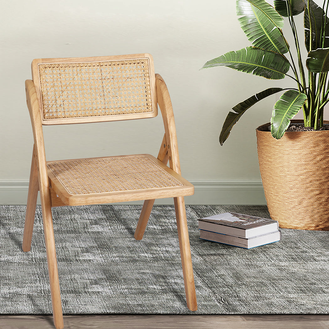 Contemporary 6X Dining Chairs Foldable Accent  Space-Saving Design