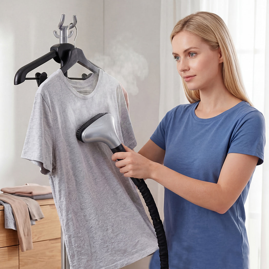 Upright Garment Steamer 2200W Fast Heat 180x27x20.5cm