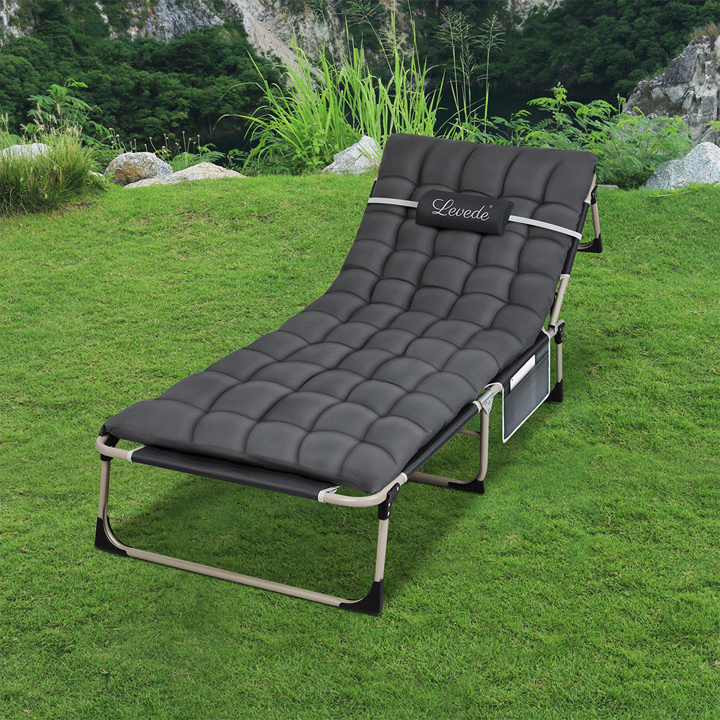Folding Camping Bed Portable 25x0.7cm