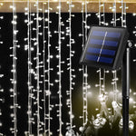 Versatile 30M 300LED String Solar Powered Fairy  Wood Finish