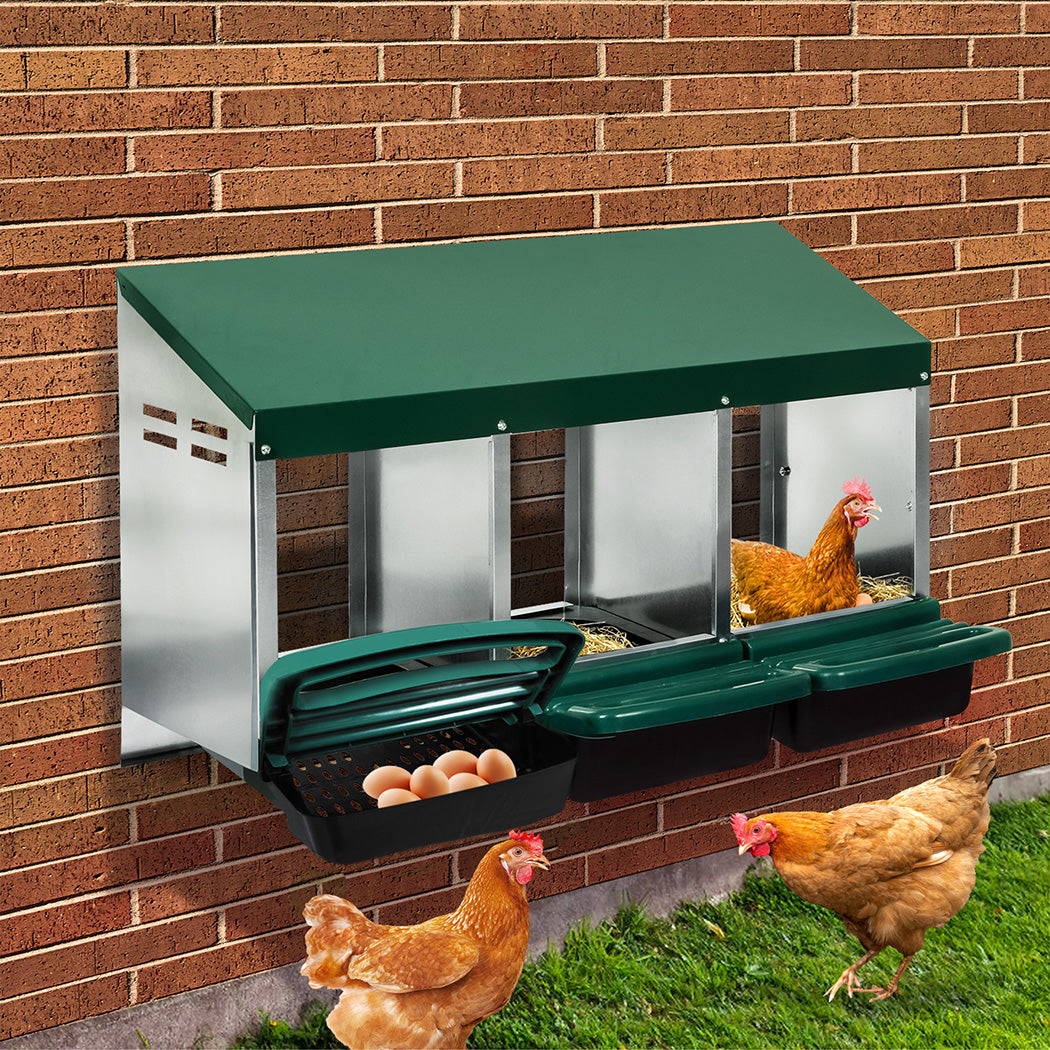 Chicken Coop Green Hutch 80x52x78.5cm