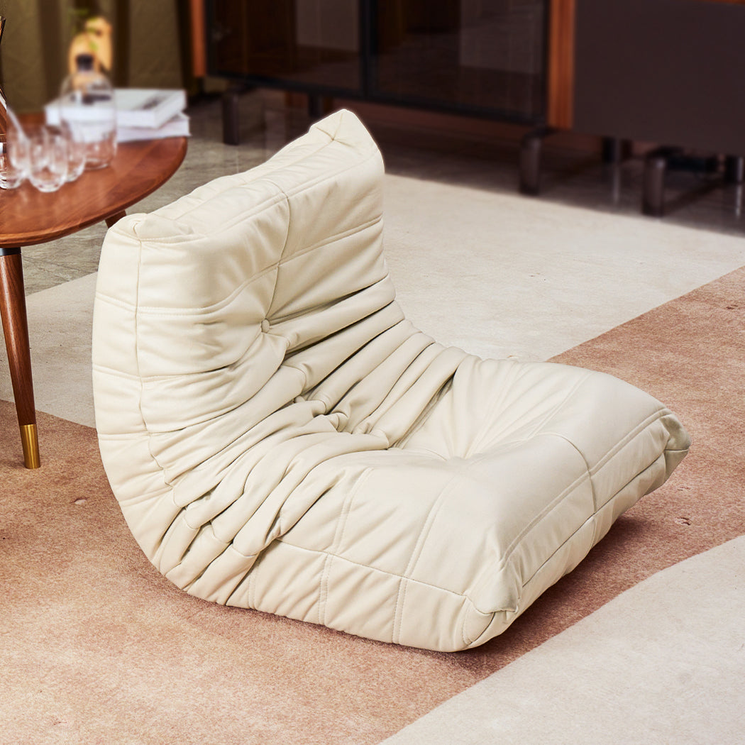 Modern Kids Floor Chair Foam Sofa Replica Single Lazy Recliner