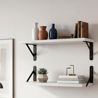 Floating Wall Shelves 2pc Deep Mounted | HomeAndLiving