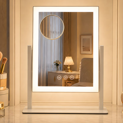 Vanity Mirror With Lights 10X Magnifier 36.7x30x6.2cm