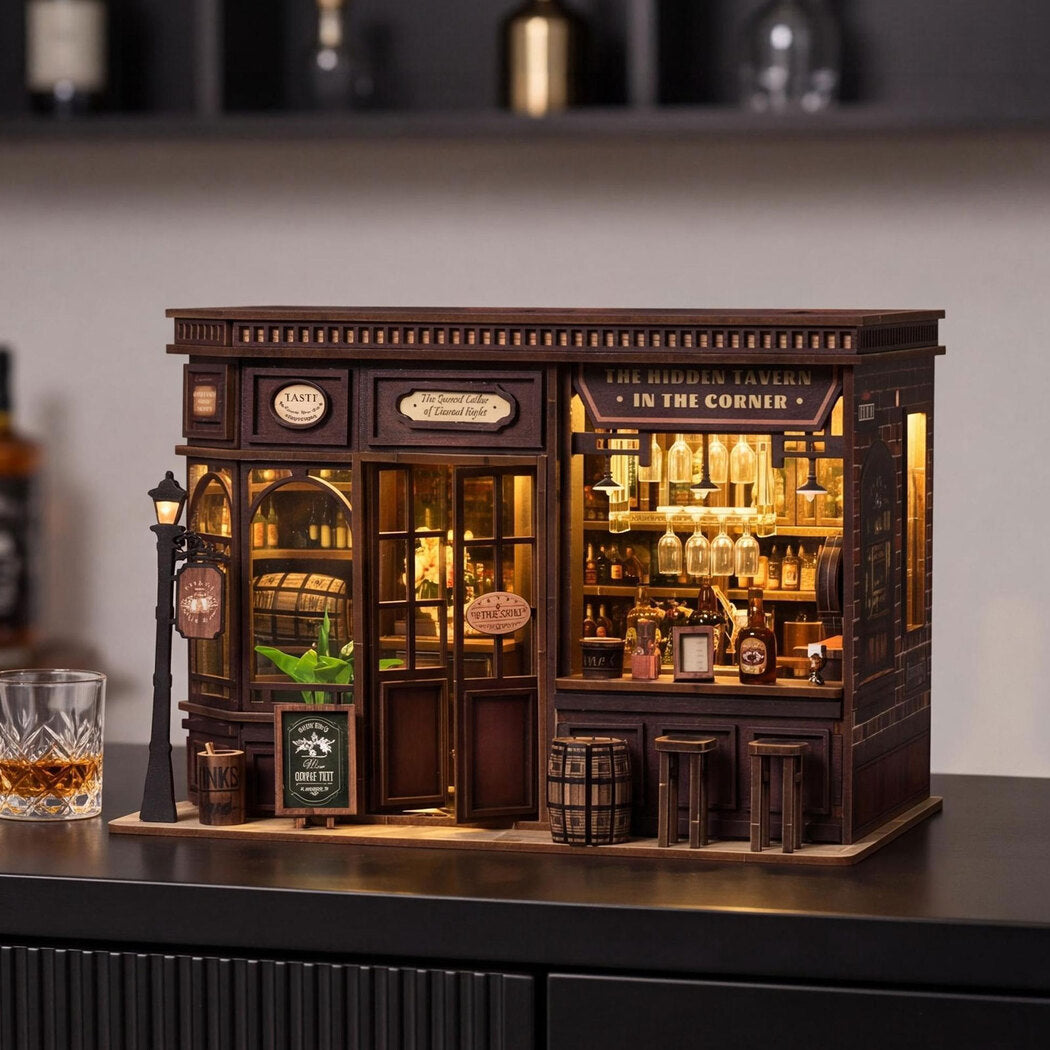 Book Nook Kit Vintage Tavern 23x15x15cm