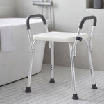 Adjustable Shower Chair Bath Seat Arms | HomeAndLiving