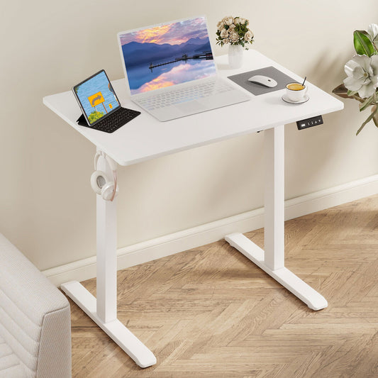 Electric Standing Desk Adjustable Height 90x60x72cm