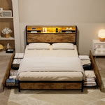 Compact bed frame queen  Scandi Inspired Design Classic Durable