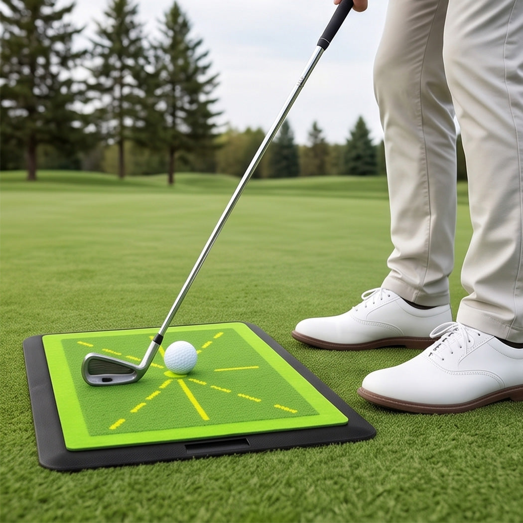 Golf Hitting Mat Swing Feedback 42x32x1.5cm