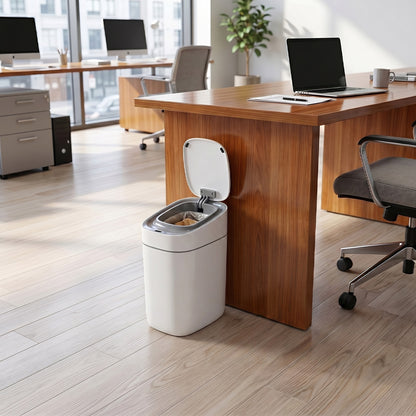 Toque Smart Sensor Trash Can 9L Automatic Touchless IPX4 Waterproof Bathroom