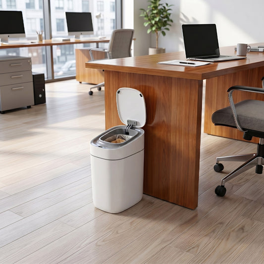 Toque Smart Sensor Trash Can 9L Automatic Touchless IPX4 Waterproof Bathroom - 7