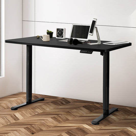 Stylish Motorised Standing Desk Height 120cm Black 800x 1.5MM  Soft