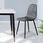 Elegant 8x Dining Chairs Kitchen Eames  Easy Assembly Classic