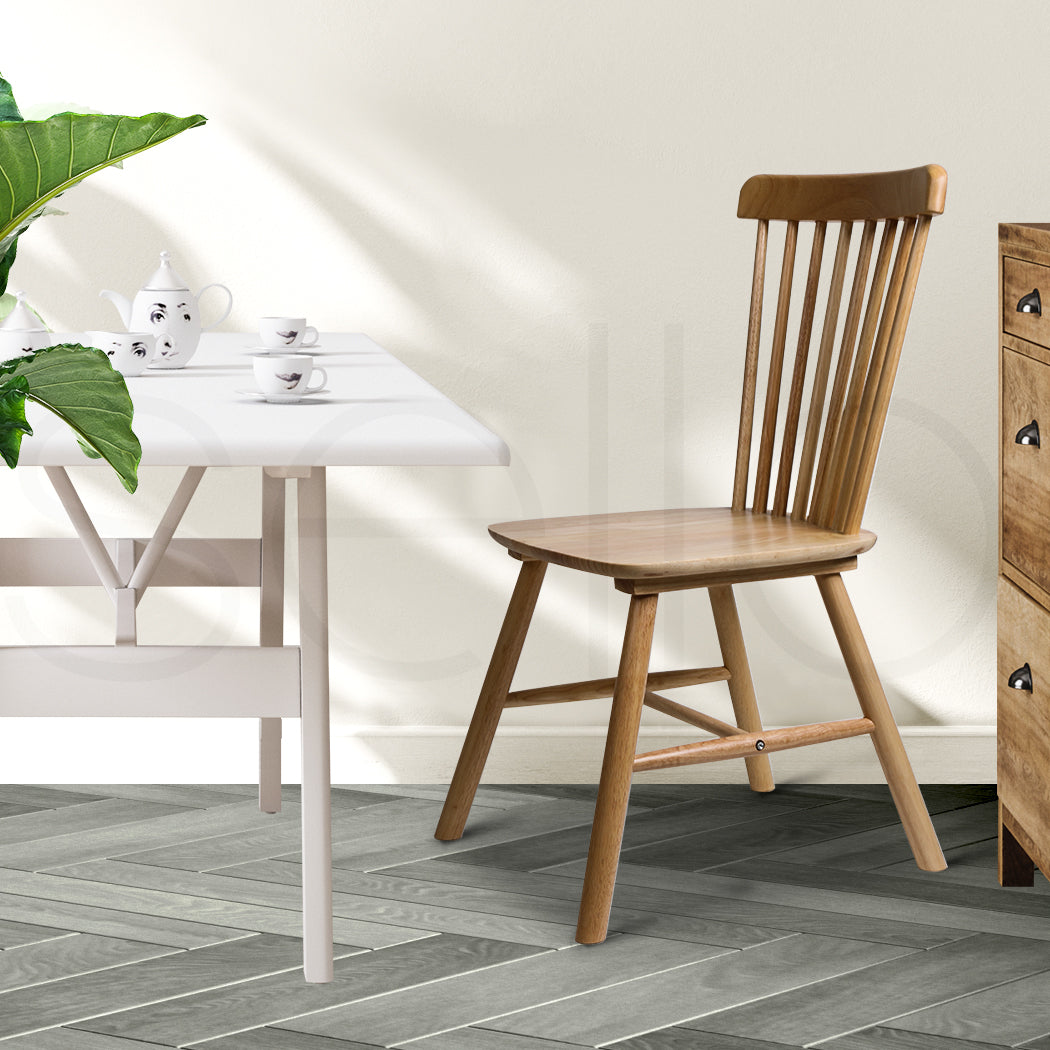 Ergonomic 6x Dining Chairs Kitchen Windor Oak  High Back Support