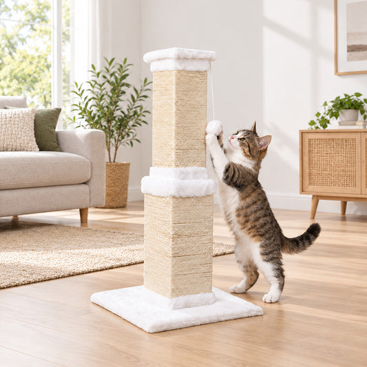 Cat Scratching Post Tall Sisal 40x36cm