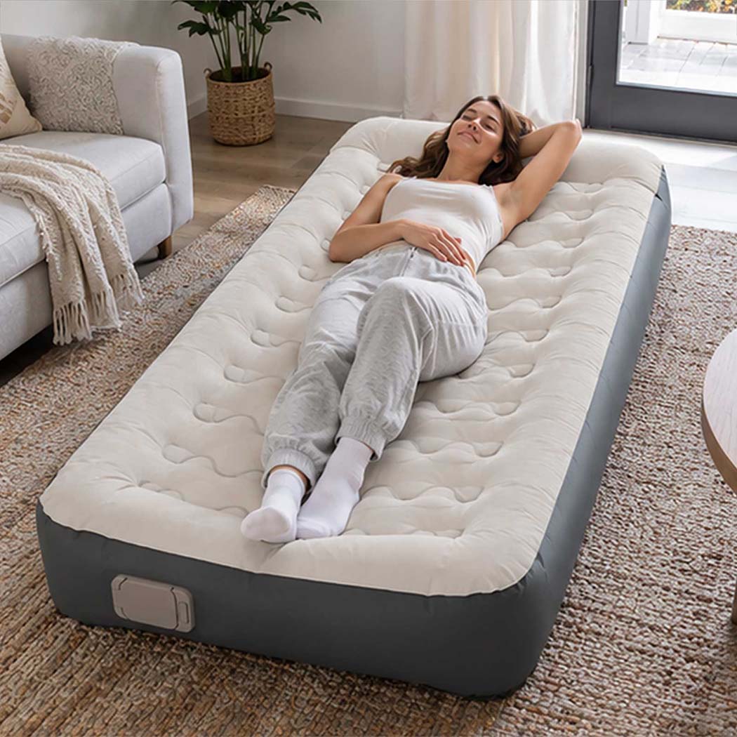 Inflatable Mattress With Pillow 190x90x22cm