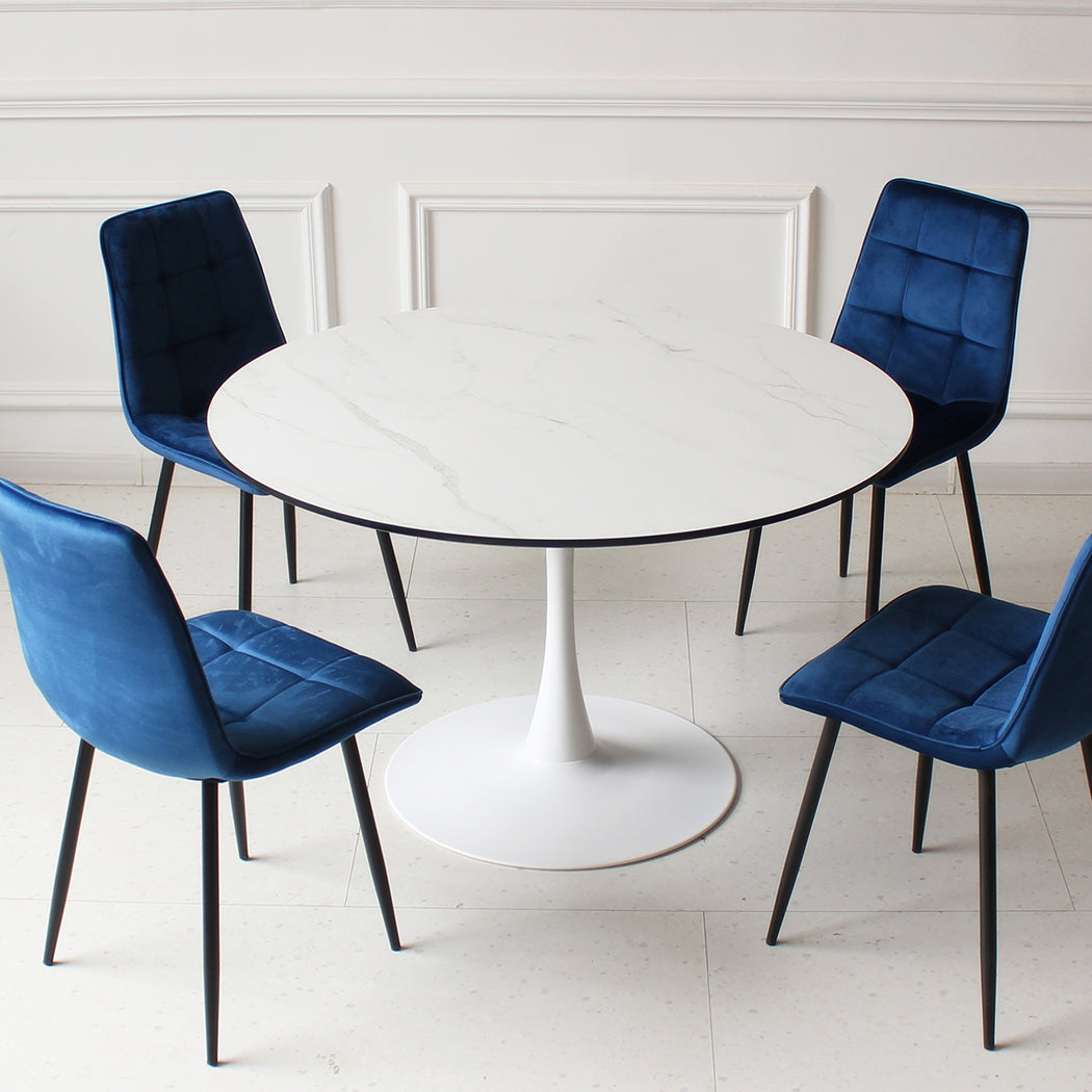 Versatile Dining Table Kitchen 6 Person  Soft Cushion Classic