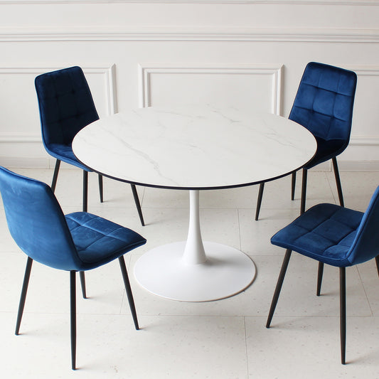 Versatile Dining Table Kitchen 6 Person  Soft Cushion Classic