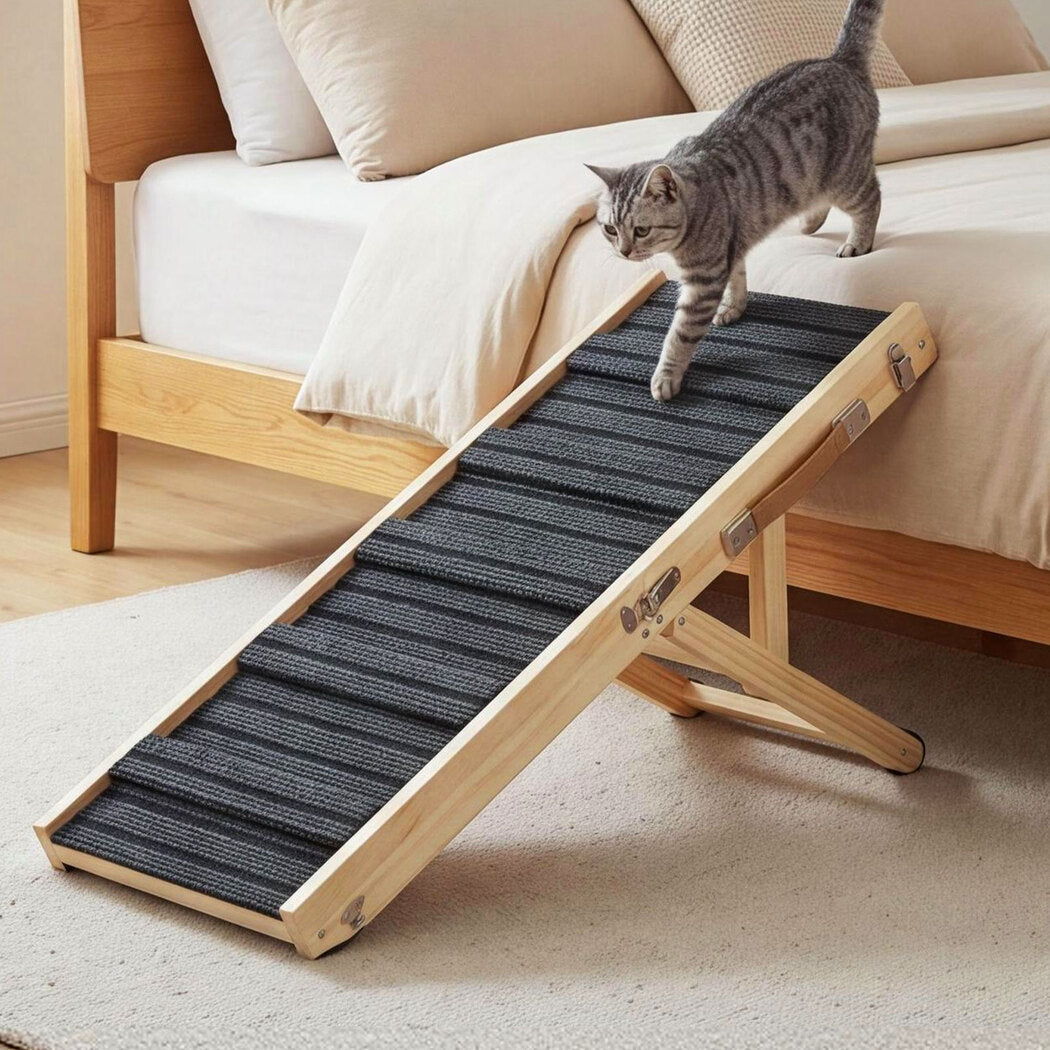Dog Ramp Adjustable Non Slip 84x32x6cm