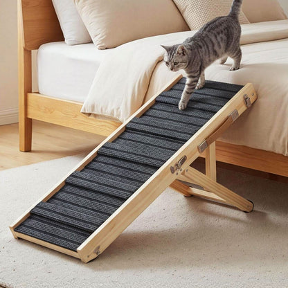 Dog Ramp Adjustable Non Slip 84x32x6cm