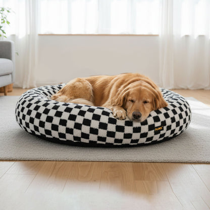 Plush Dog Bed Calming 120x120x11cm