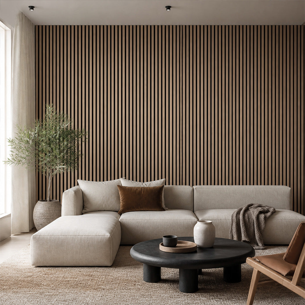 Acoustic Panels Oak Finish 0.7120x60cm