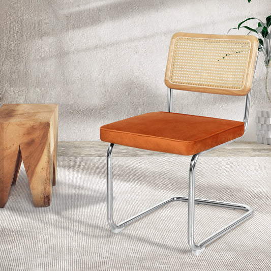 Minimalist 4xRattan Chair Dining Chairs  Adjustable Height Classic