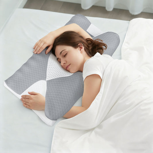 Cervical Memory Foam Neck Support Pillow | HomeAndLiving