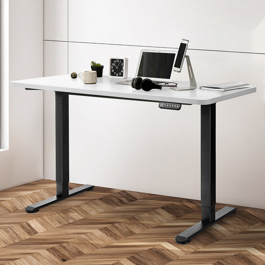 Functional Motorised Standing Desk Adjustable 120cm White 800x 1.5MM