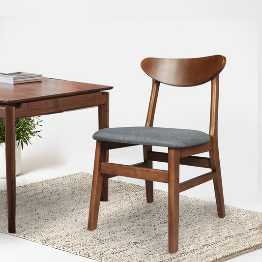 Ergonomic 4xDining Chairs Kitchen Chair  Easy Assembly Classic