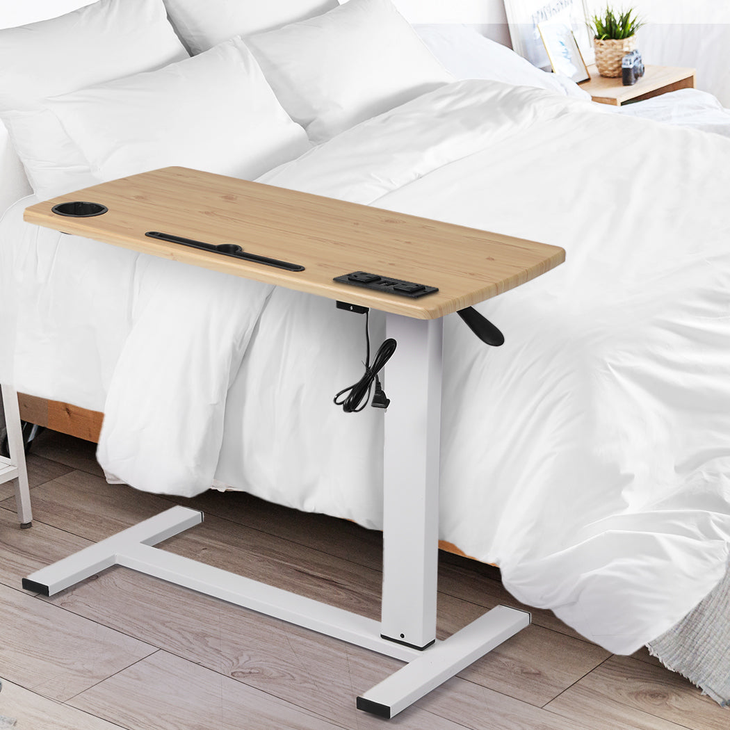 Premium Standing Desk Height Adjustable Oak  Durable Frame Classic