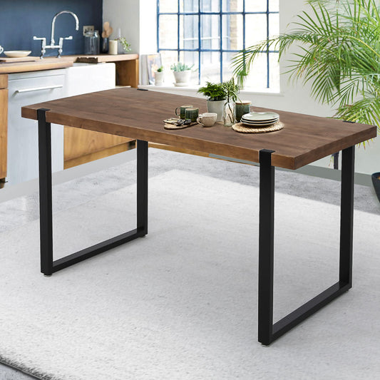 Contemporary Dining Table Industrial Wooden  Soft Cushion Classic