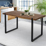 Contemporary Dining Table Industrial Wooden  Soft Cushion Classic