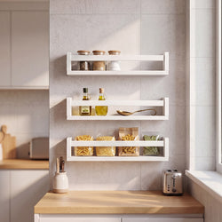 Kids Floating Wall Shelves Pine Wood 3 Pack | HomeAndLiving