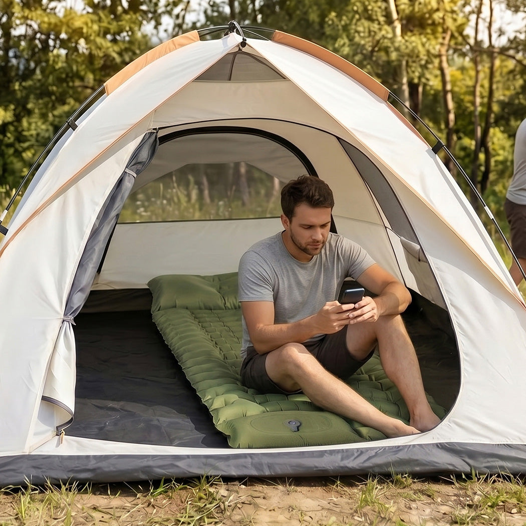 Inflatable Camping Sleeping Pad Ultralight Mat | HomeAndLivi